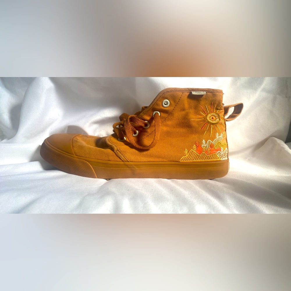 Courtney Steeves x BANGS embroidered sneakers